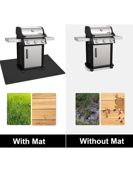 Alfombrilla Bajo Parrilla AiBOB 91.44x127 cm Impermeable