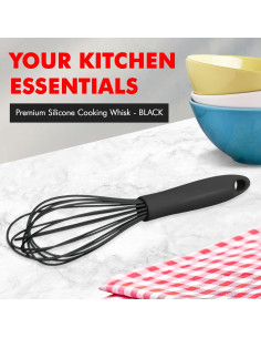 Batidor de Cocina de Silicona Chef Craft 26.67 cm Negro 2