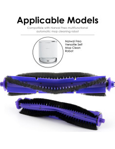 Rodillos de Cepillo de Reemplazo MIBUMIKI para Narwal Freo - 2 Piezas 2