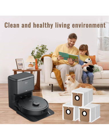 Paquete de 12 bolsas de repuesto HNRLOY para Eufy L60 SES