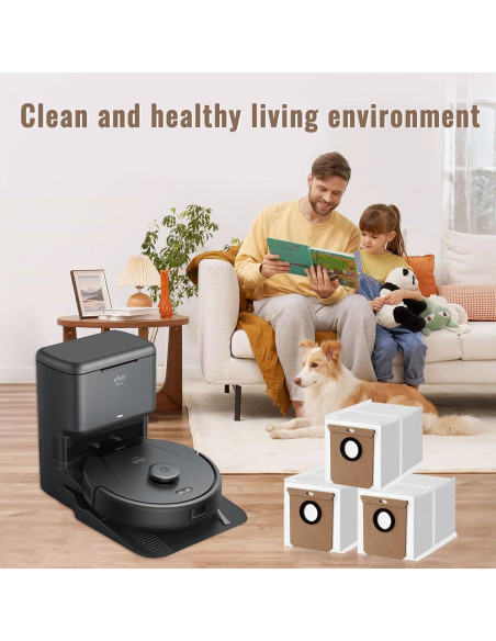 Paquete de 12 bolsas de repuesto HNRLOY para Eufy L60 SES