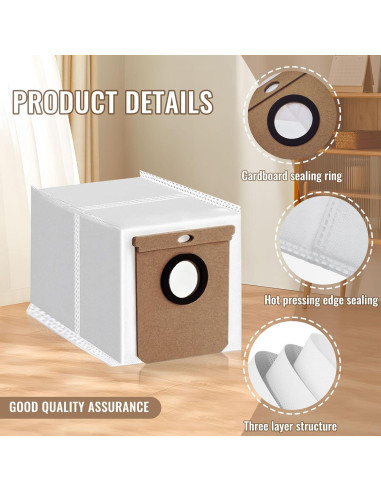 Paquete de 12 bolsas de repuesto HNRLOY para Eufy L60 SES