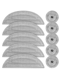 10 Paños de Microfibra Reemplazo para Roborock S8 MaxV Ultra