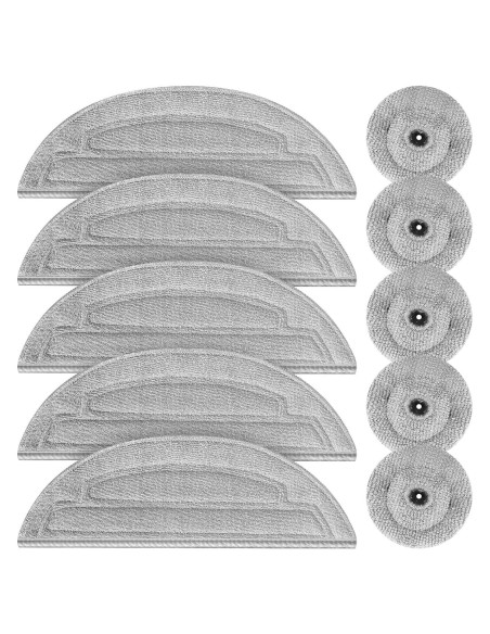 10 Paños de Microfibra Reemplazo para Roborock S8 MaxV Ultra