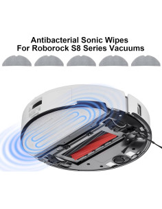 5 Almohadillas de Mopa Microfibra para Roborock S8 Pro Ultra 2
