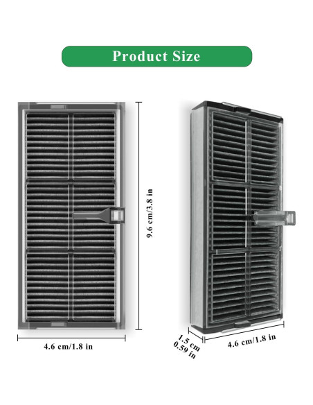 Filtros HEPA de Reemplazo Soniicmomo para Dreame X40 Ultra - Paquete de 4