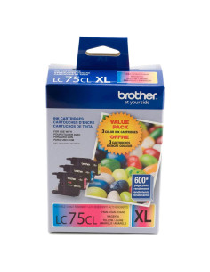 Cartuchos de Tinta Brother LC753PKS XL - Cian, Magenta, Amarillo