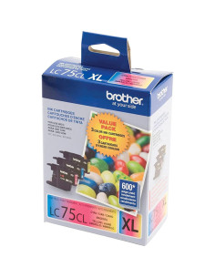 Cartuchos de Tinta Brother LC753PKS XL - Cian, Magenta, Amarillo 2