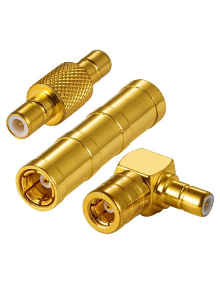 Kit de Adaptadores Antena SMB 3 Piezas POBADY 50 Ohm