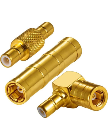 Kit de Adaptadores Antena SMB 3 Piezas POBADY 50 Ohm