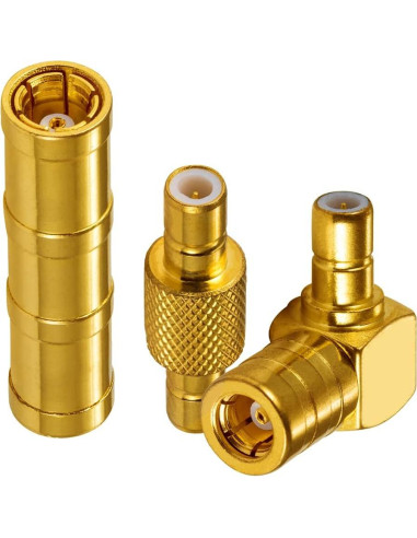 Kit de Adaptadores Antena SMB 3 Piezas POBADY 50 Ohm