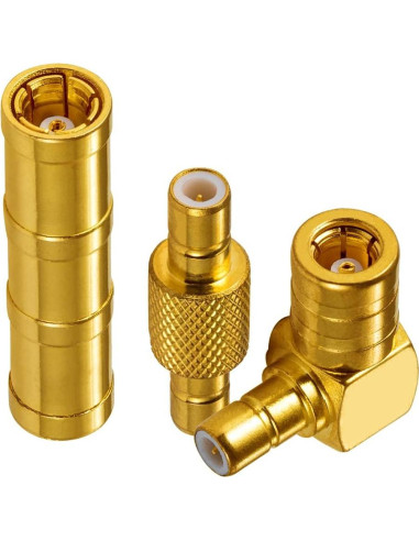 Kit de Adaptadores Antena SMB 3 Piezas POBADY 50 Ohm