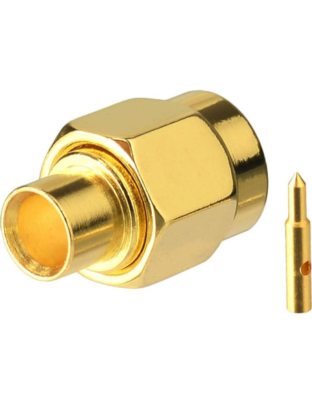 Conectores SMA Macho 10pcs Eightwood para Cable RG402 50 Ohm