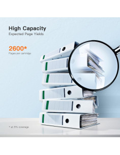 Cartucho de tóner E-Z Ink TN360 Negro para Brother - 2 Piezas 2