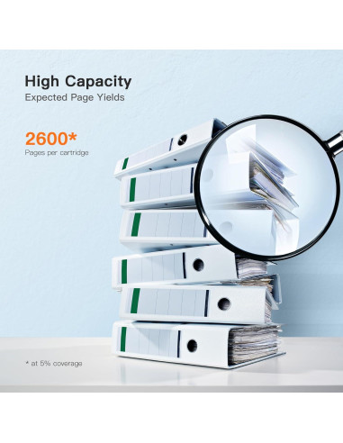 Cartucho de tóner E-Z Ink TN360 Negro para Brother - 2 Piezas