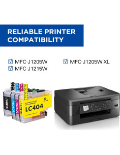 Cartuchos de tinta Valinkso LC404XL compatibles 4 colores 2