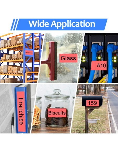 Cinta de Etiqueta Laminada USUPERINK TZe-431 12mm Negra/Roja 6PK