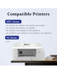 Cartuchos de Tinta Brother LC406XL - Paquete de 4 Alto Rendimiento 2