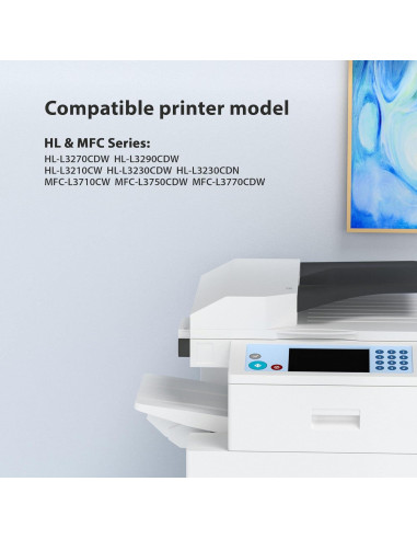 Cartucho de Tóner TN227 de Alto Rendimiento - 5 Piezas para Brother