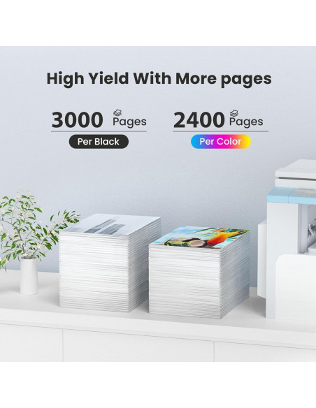 Cartucho de Tóner TN227 de Alto Rendimiento - 5 Piezas para Brother