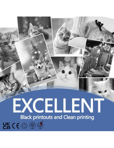 Cartucho de Tóner Compatible TN450 OKGO!INK Paquete de 2 Negro