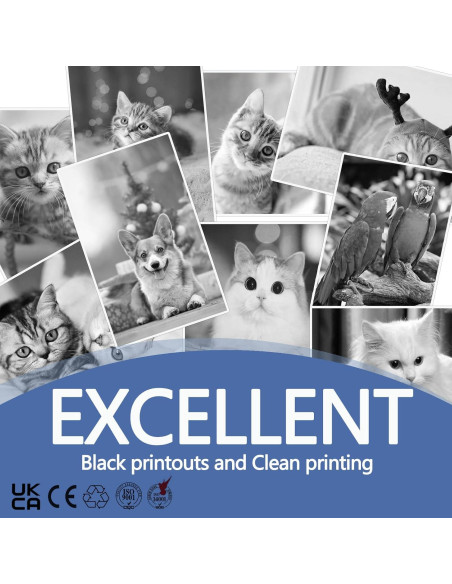 Cartucho de Tóner Compatible TN450 OKGO!INK Paquete de 2 Negro