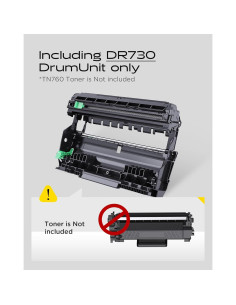Unidad de tambor DR730 Brother - 2 piezas, 12000 páginas 2