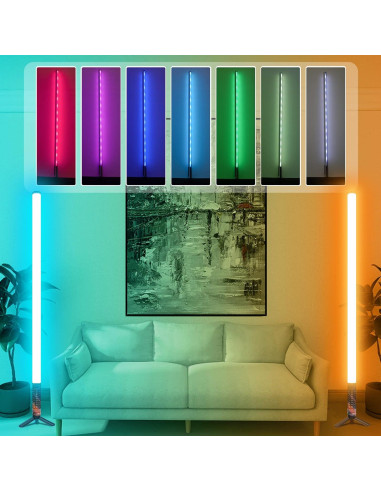 Paquete de 4 luces LED portátiles 500 efectos 2000mAh