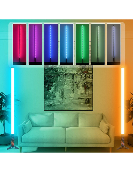 Paquete de 4 luces LED portátiles 500 efectos 2000mAh