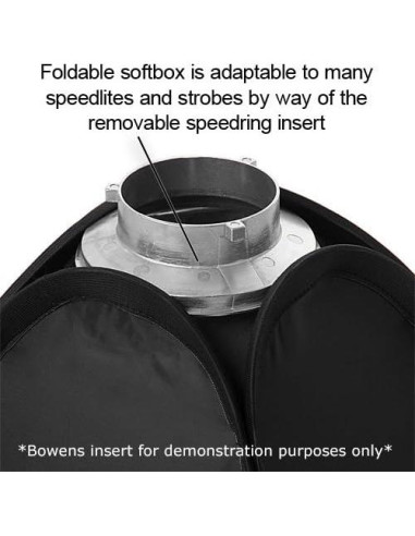 Softbox Plegable Fotodiox Pro 50.8x50.8 cm con Grid