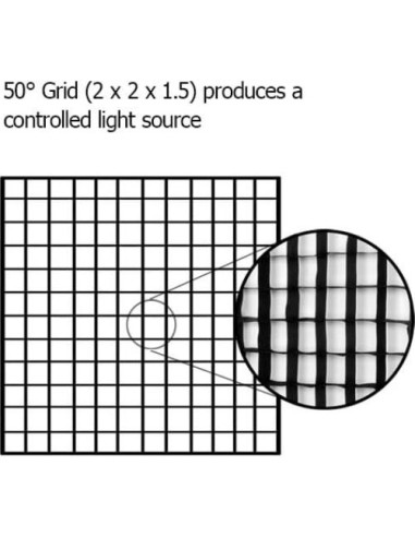 Softbox Plegable Fotodiox Pro 50.8x50.8 cm con Grid