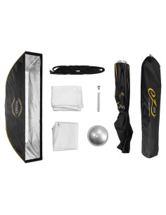 Softbox Glow EZ Lock 12x56" Montaje Bowens con Difusores