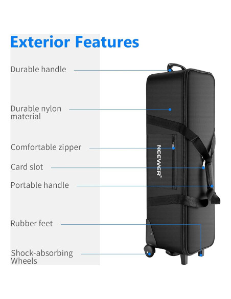 Bolsa Rodante Neewer para Equipos Fotográficos 102x30x30cm