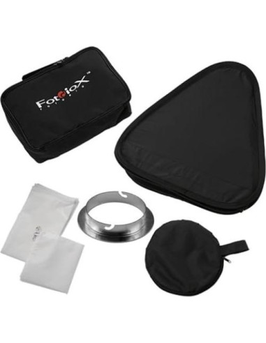 Softbox Plegable Fotodiox Pro 50.8x50.8 cm con Grid para Strobe