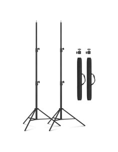 Paquete de 2 Soportes de Trípode de Fotografía 2.8m Aluminio