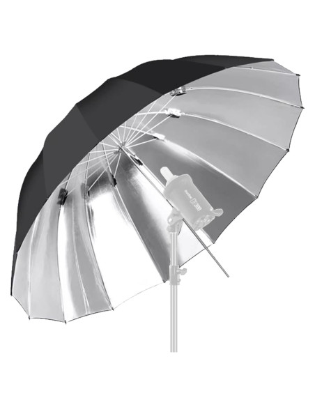 Paraguas Reflectante Godox UB-L3 180cm Negro/Plata para Estudio