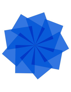 Pangda 9 Filtros de Gel de Color Azul 29.7x21 cm para Fotografía