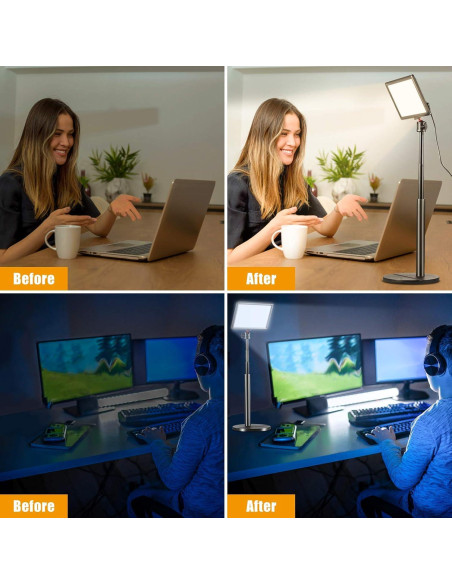 Luz Clave JUSMO K3 LED Ajustable con Soporte Extensible