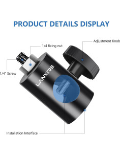 Adaptador de Montaje Rápido Lanxire 1/4" para Soporte de Luz 2
