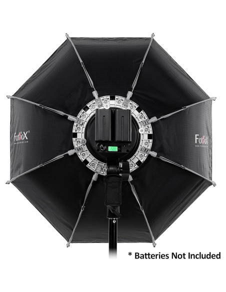 Luz LED Bicolor Fotodiox T660 con Softbox 24" y Soporte 1.83m