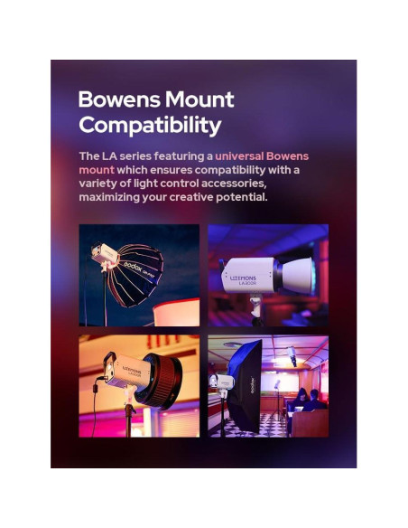 Godox Litemons RGB LED LA150 Monolight 1800-10000K AC