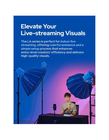 Godox Litemons RGB LED LA150 Monolight 1800-10000K AC