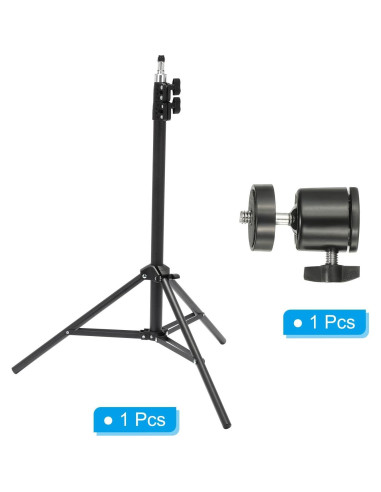 Soporte de Luz Fotográfica Ajustable PATIKIL 160 cm Metal