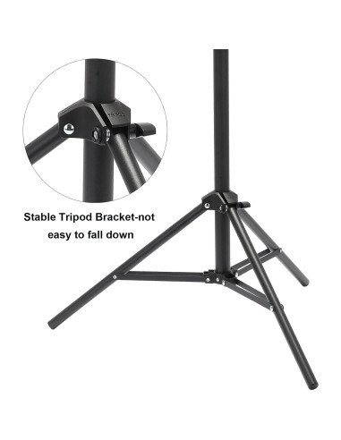 Soporte de Luz Fotográfica Ajustable PATIKIL 160 cm Metal