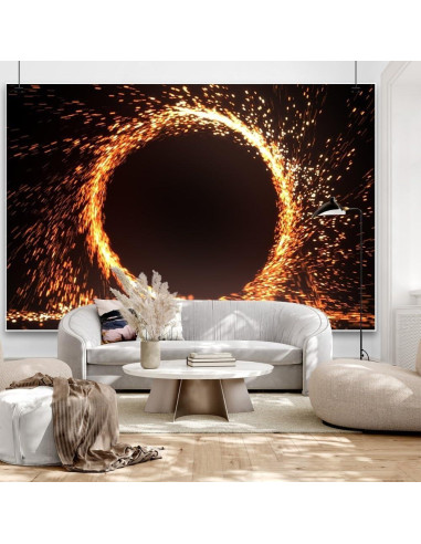 Fondo Fotográfico Poliester 2.2x1.5m Vie Savaran Anillo Fuego