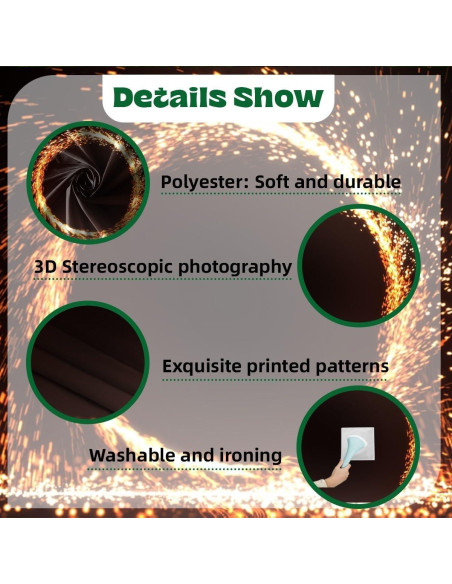 Fondo Fotográfico Poliester 2.2x1.5m Vie Savaran Anillo Fuego