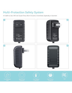 Adaptador de Corriente SLLEA 12V para Luz LED Fotográfica 2
