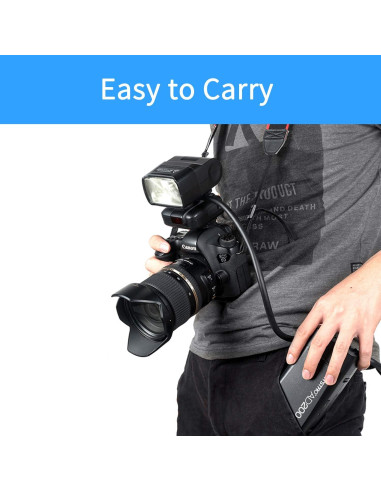 Cabezal de Flash Godox EC200 200W con Cable de 2m para AD200/AD200Pro