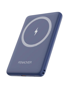Cargador Portátil Magnético 5000mAh Inalámbrico USB-C iPhone