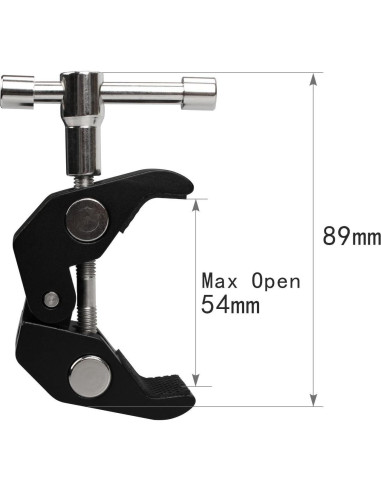 Abrazadera Super Anwenk 2Pack 54mm para Cámara y Accesorios